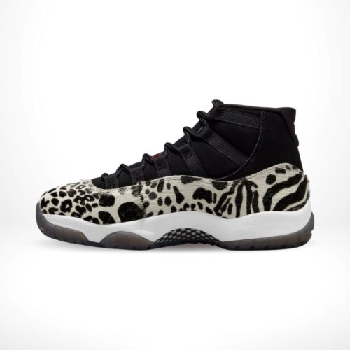 Medial side view of the Air Jordan 11