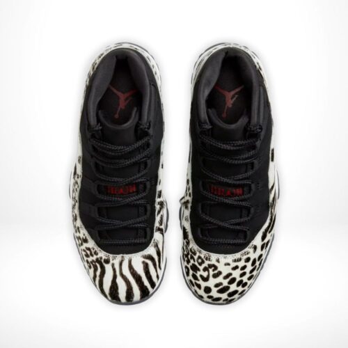 Top-down view of the Air Jordan 11