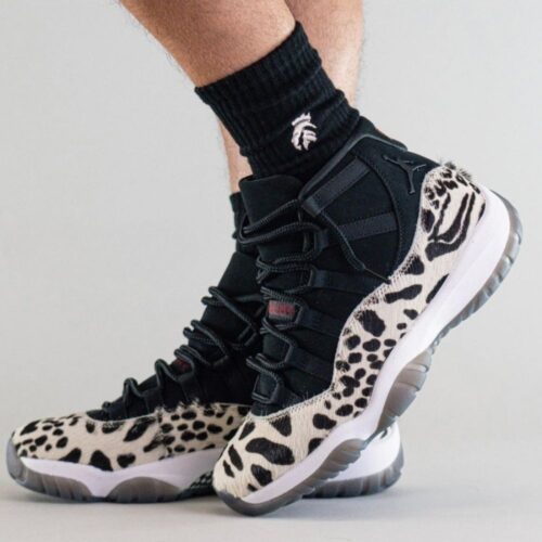 On-foot of the Air Jordan 11