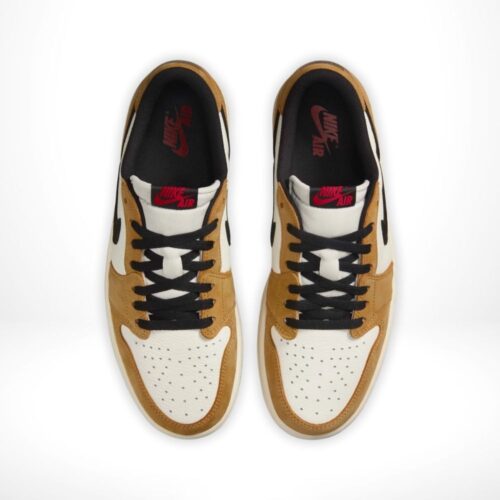 Top-down view of the Air Jordan 1