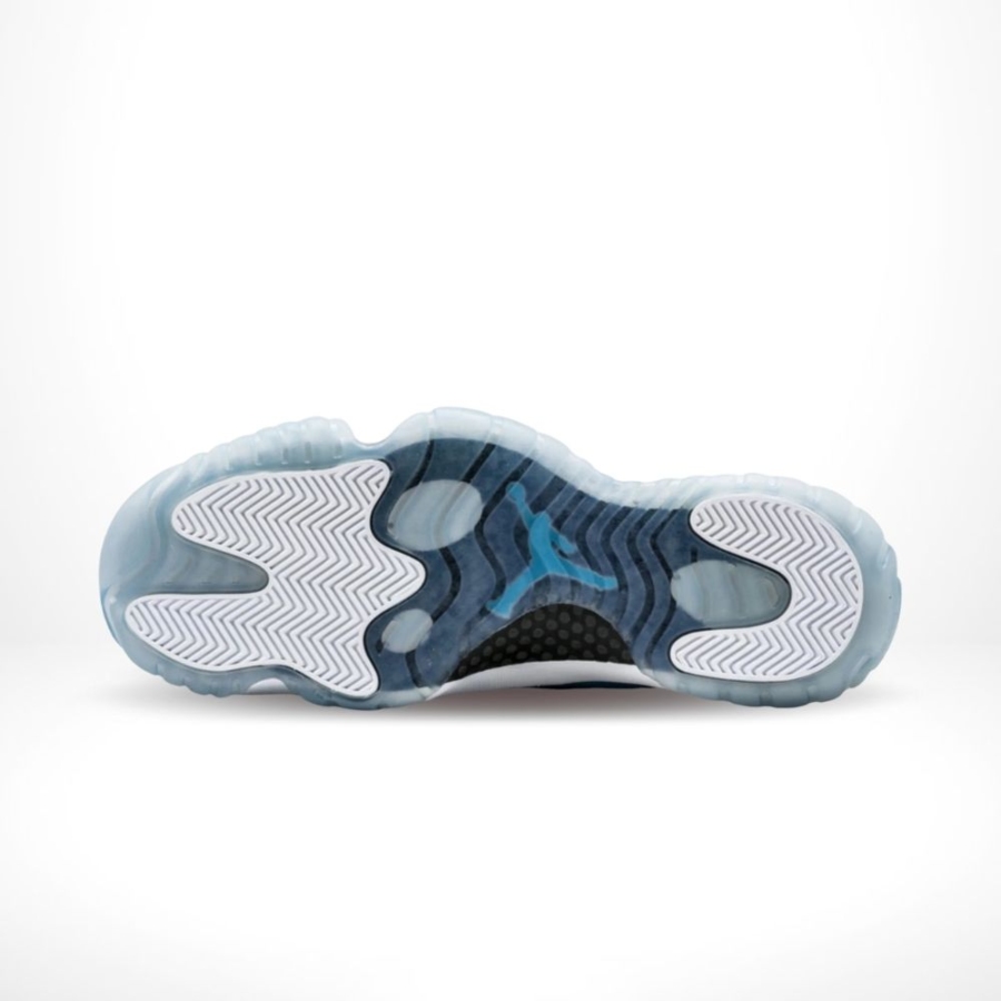 Bottom view of the Air Jordan 11