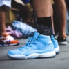 On-foot of the Air Jordan 11