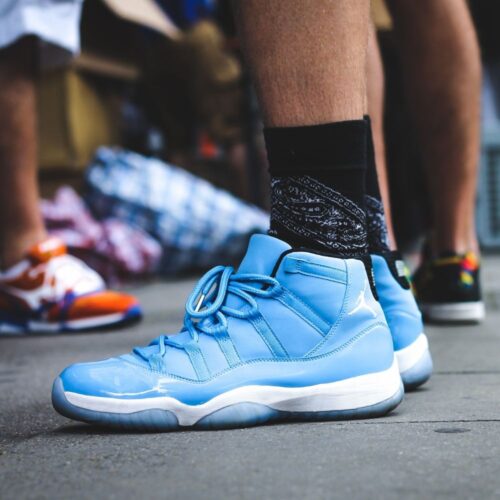 On-foot of the Air Jordan 11