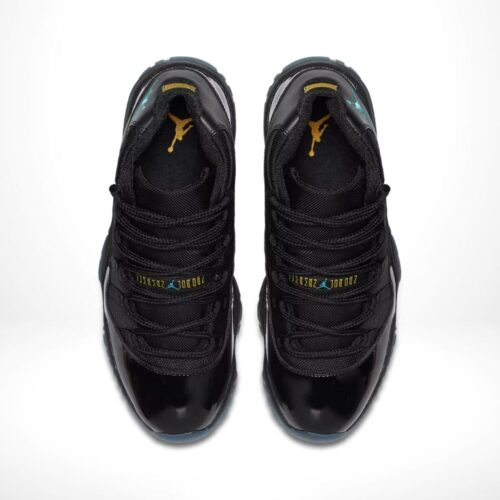 Top-down view of the Air Jordan 11