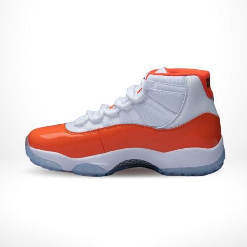 Medial side view of the Air Jordan 11