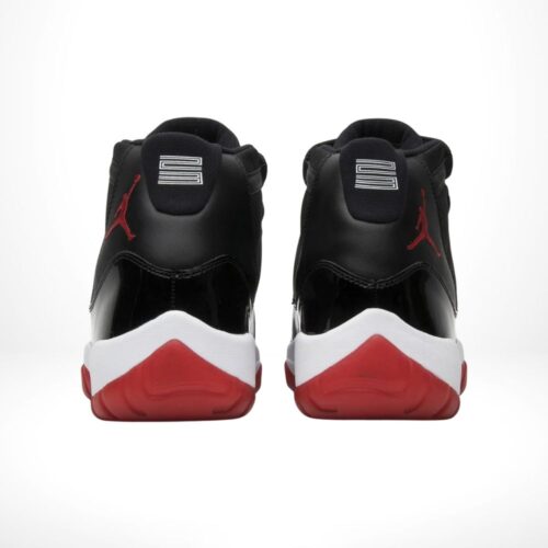 Rear view of the Air Jordan 11