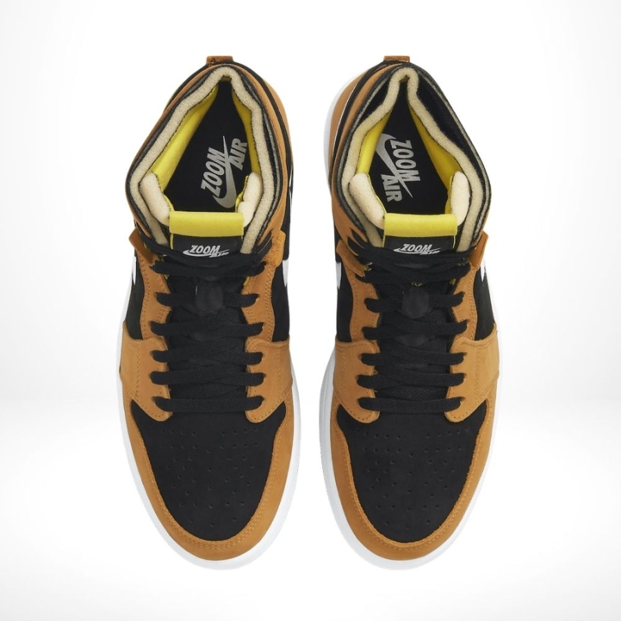 Top-down view of the Air Jordan 1