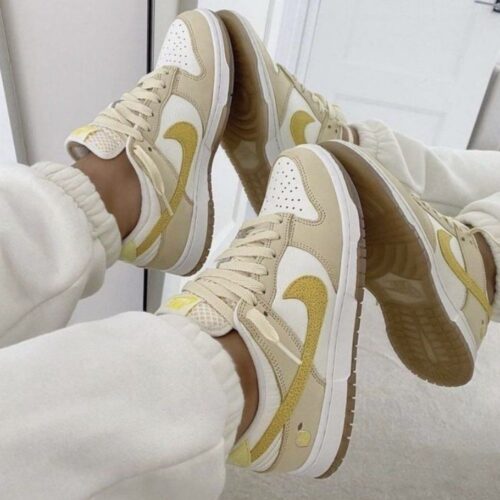 On-foot of the Air Nike Dunk Low