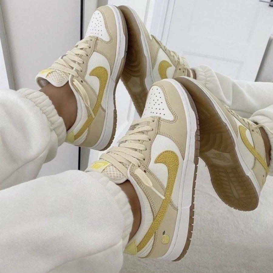 On-foot of the Air Nike Dunk Low
