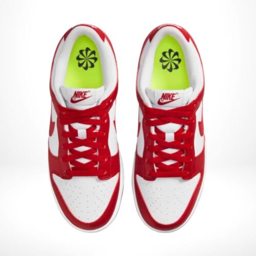 Top-down view of the Air Nike Dunk Low