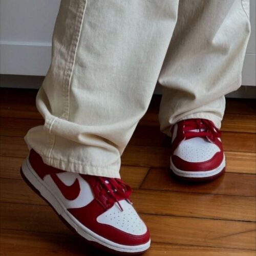 On-foot of the Air Nike Dunk Low