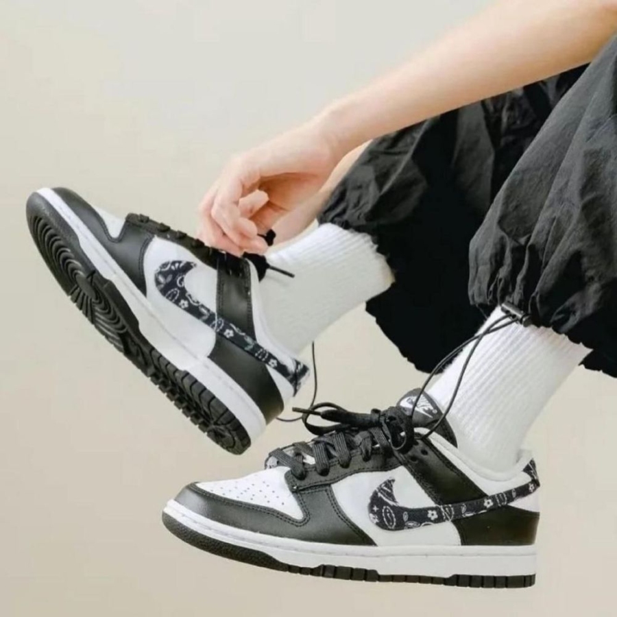 On-foot of the Air Nike Dunk Low