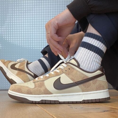 On-foot of the Air Nike Dunk Low