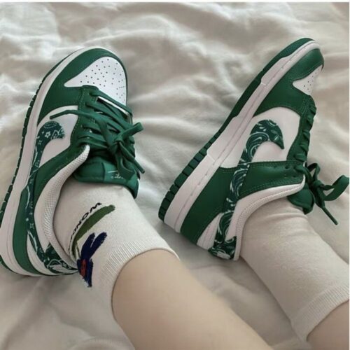 On-foot of the Air Nike Dunk Low