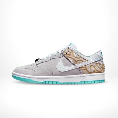 Medial side view of the Air Nike Dunk Low