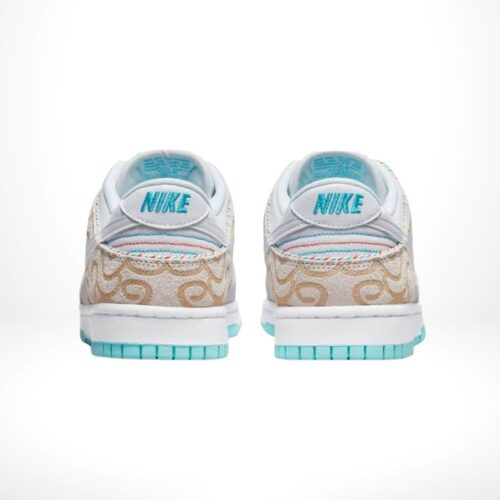 Rear view of the Air Nike Dunk Low