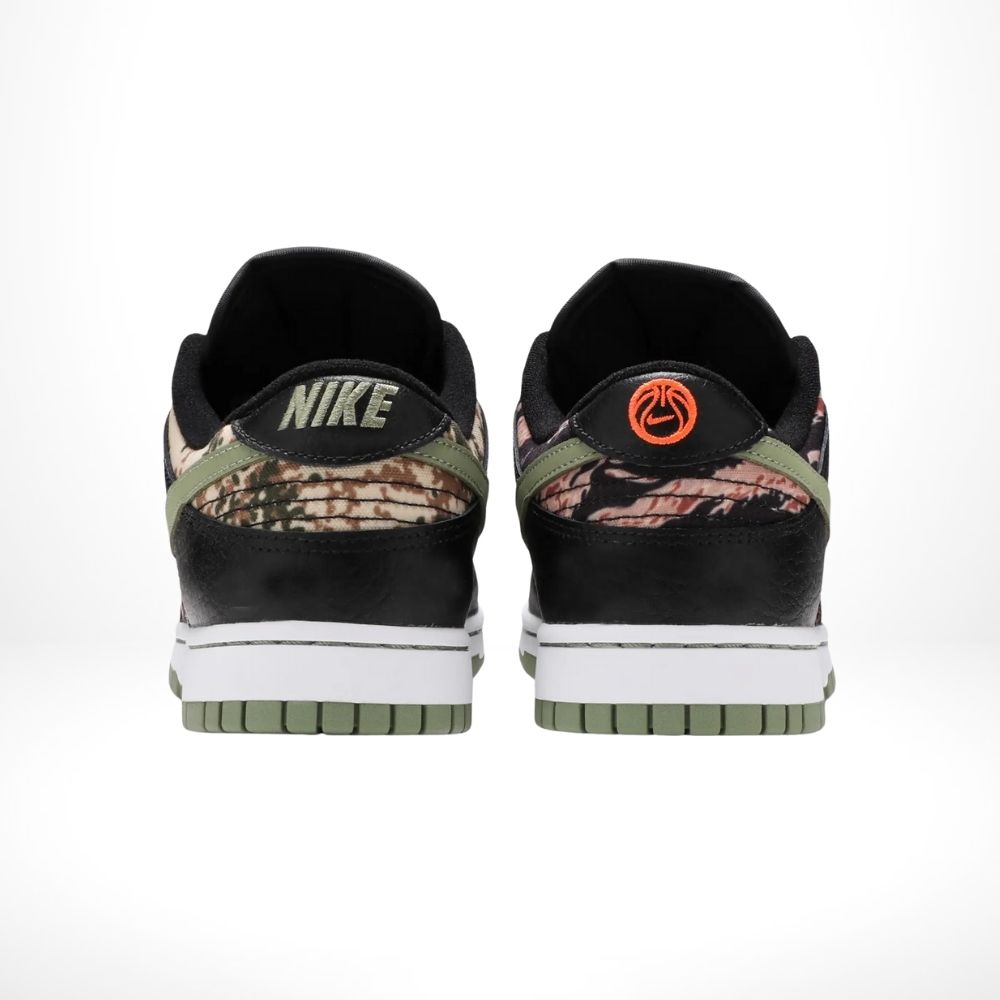 Rear view of the Nike Dunk Low