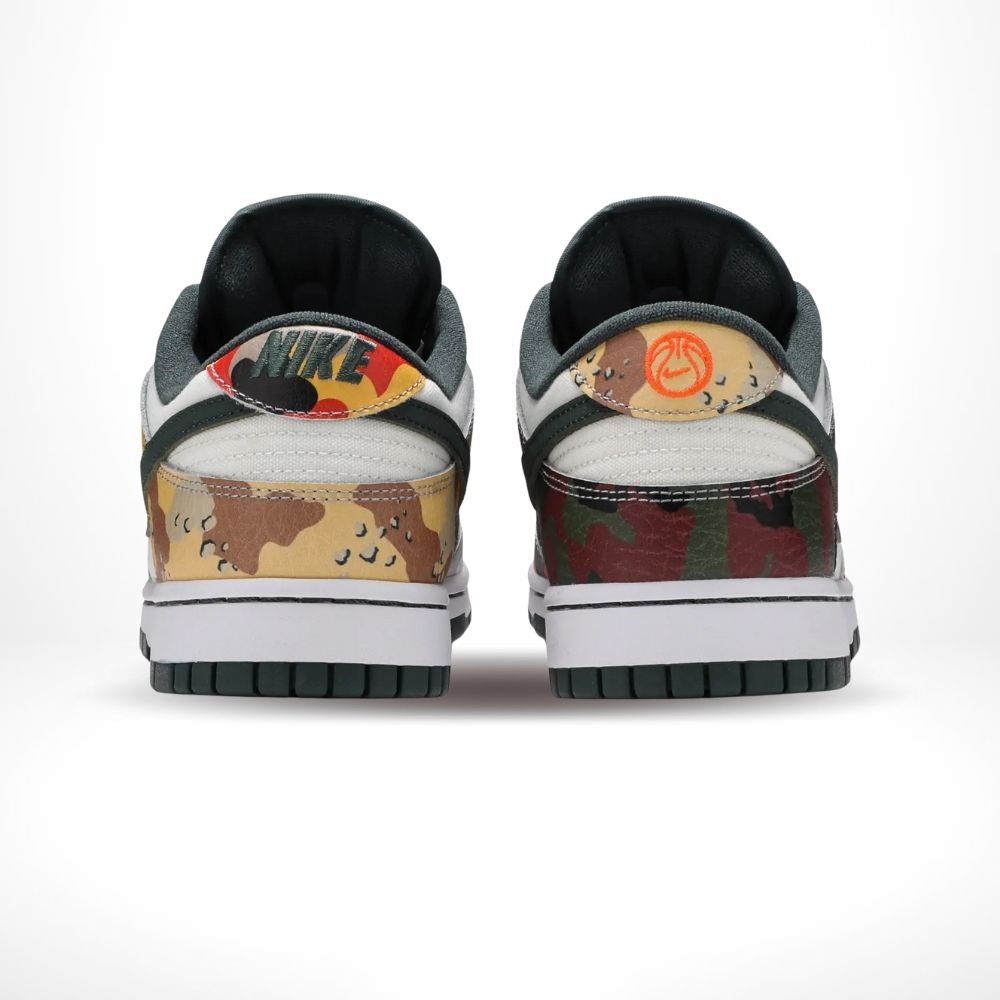 Rear view of the Nike Dunk Low