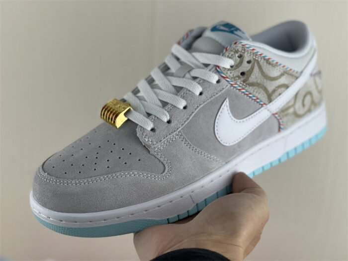 Dunk Low Barbershop Grey Shoes Sneakers – nk0001974 - Image 3