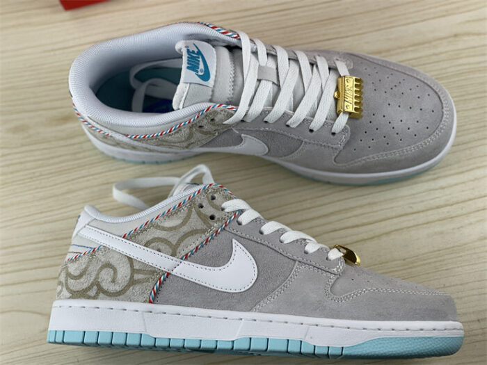 Dunk Low Barbershop Grey Shoes Sneakers – nk0001974 - Image 4