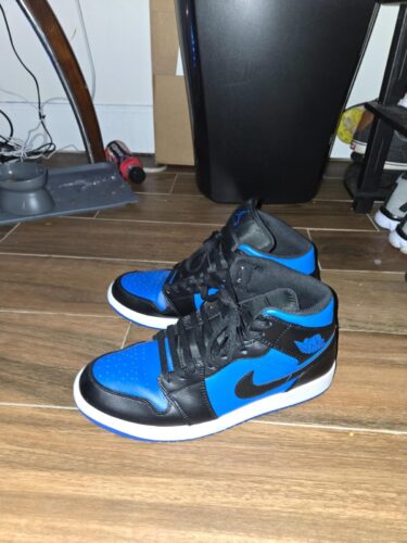 NIKE AIR JORDAN 1 HIGH 85 ROYAL BLACK BLUE photo review
