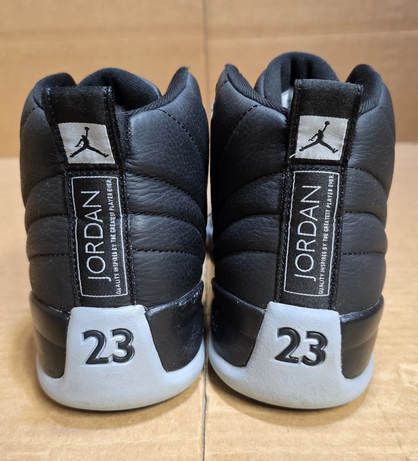 NIKE AIR JORDAN 12 BARONS BLACK WOLF GREY WHITE CT8013 010 photo review