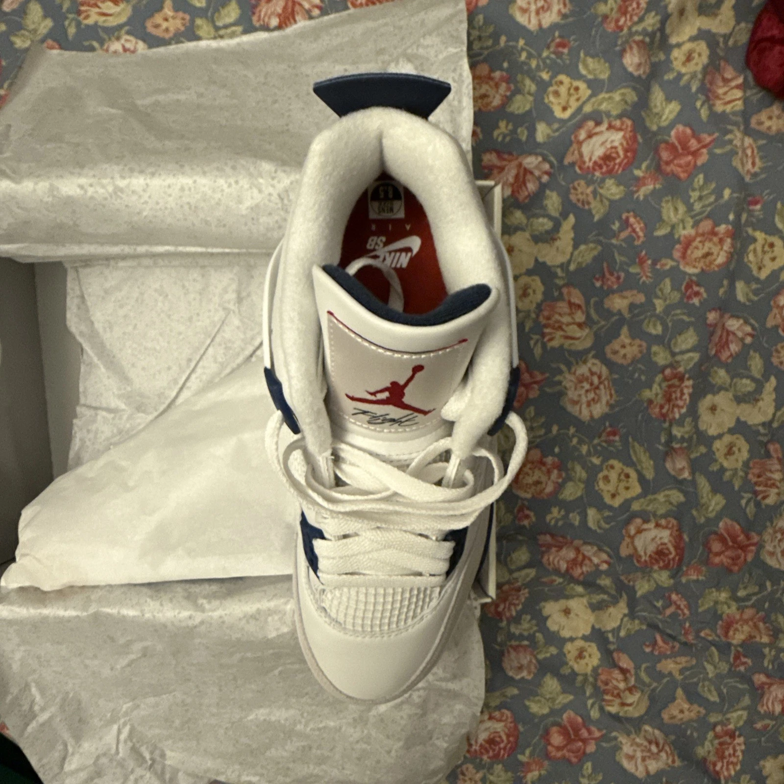 NIKE SB X AIR JORDAN 4 SAPPHIRE BLUE photo review