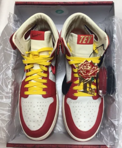 NIKE AIR JORDAN 1 HIGH ZOOM AIR CMFT 2 X THE TEYANA TAYLOR GYM RED BLACK SUMMIT WHITE EARTH COCONUT MILK FJ0604 601 photo review