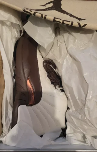 NIKE AIR JORDAN 12 X SOLEFLY BAROQUE BROWN WHITE FZ5026 100 photo review