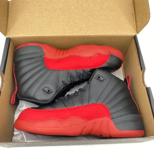 NIKE AIR JORDAN 12 FLU GAME 2025 BLACK VARSITY RED CT8013 060 photo review
