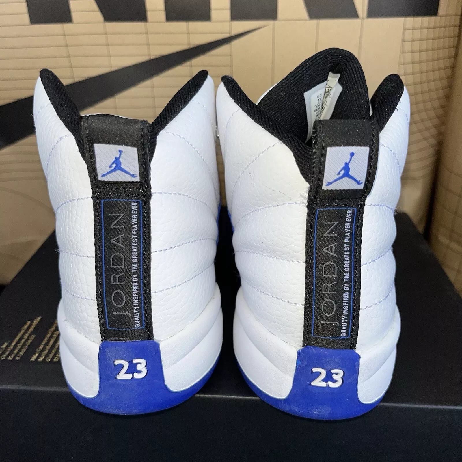 NIKE AIR JORDAN 12 RETRO BLUEBERRY WHITE BLACK GAME ROYAL CT8013 140 photo review