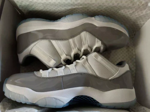 NIKE AIR JORDAN 11 CMFT LOW COOL GREY WHITE DN4180 012 photo review
