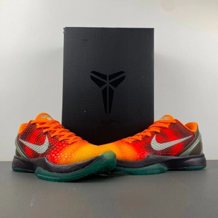 NIKE KOBE 6 ASG ORANGE COUNTY SUNSET 2011 448693 800 - Image 2