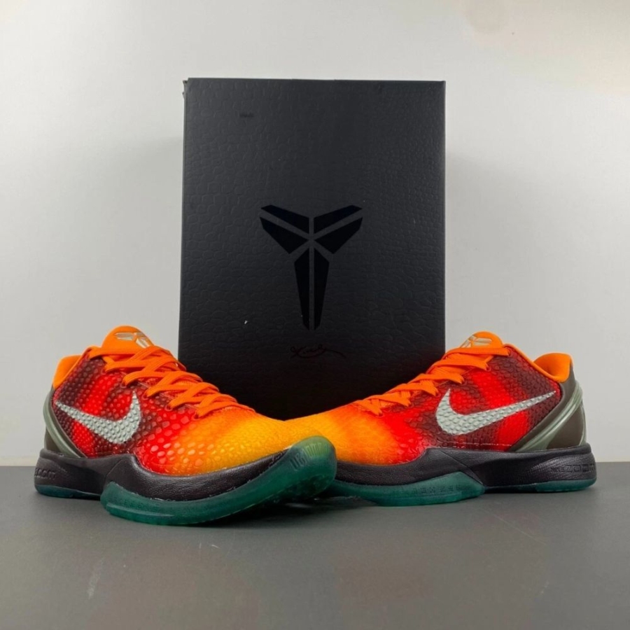 NIKE KOBE 6 ASG ORANGE COUNTY SUNSET 2011 448693 800 - Image 2
