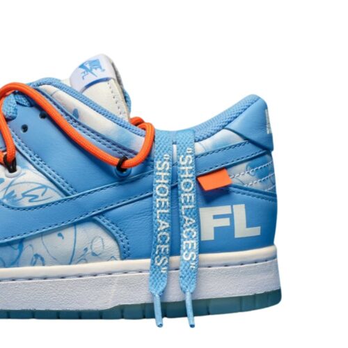NIKE FUTURA X OFF WHITE LOW BLUE DD0856 403 - Image 7