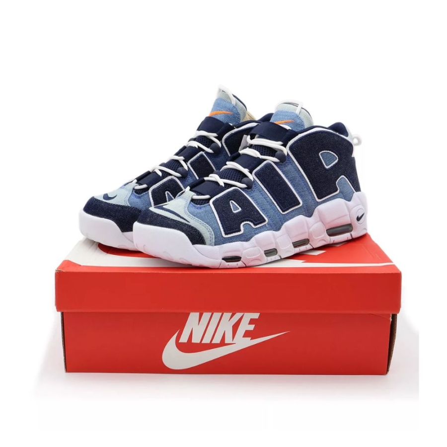 NIKE AIR MORE UPTEMPO 96 DENIM CJ6125 100 - Image 2