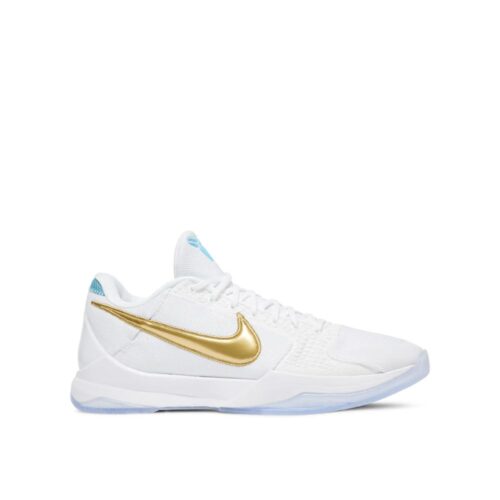 NIKE ZOOM KOBE 5 PROTRO X UNDEFEATED UNLUCKY 13 WHITE DB4796 100 - Image 3
