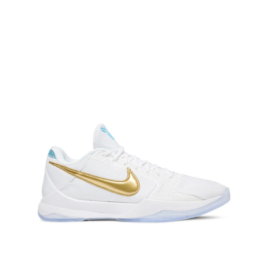 NIKE ZOOM KOBE 5 PROTRO X UNDEFEATED UNLUCKY 13 WHITE DB4796 100 - Image 3