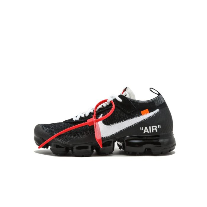 NIKE AIR VAPORMAX OFF WHITE BLACK AA3831 001 - Image 2