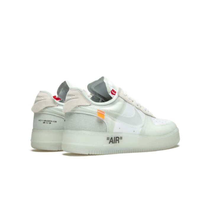 NIKE AIR FORCE 1 LOW OW WHITE A04606 100 - Image 2