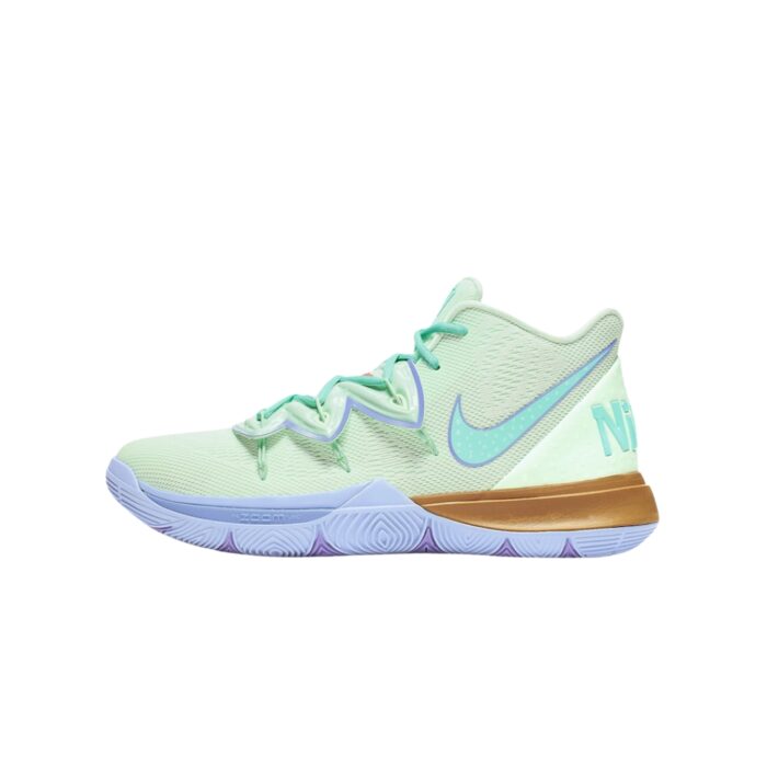 NIKE KYRIE 5 SPONGEBOB SQUIDWARD FROSTED SPRUCE ALUMIUM CJ695 300 - Image 3