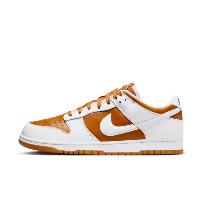 NIKE DUNK LOW REVERSE DARK CURRY WHITE FQ6965 700 - Image 3