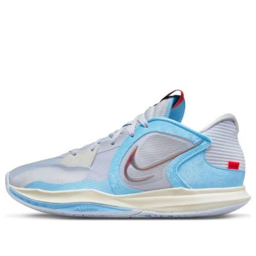 NIKE KYRIE LOW 5 FOOTBALL GREY LIGHT BLUE GREY DJ6012 003 - Image 3