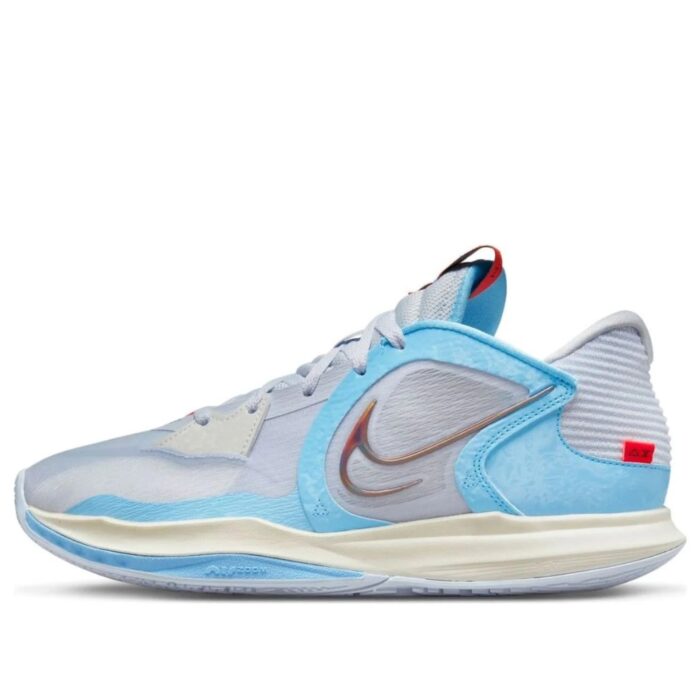NIKE KYRIE LOW 5 FOOTBALL GREY LIGHT BLUE GREY DJ6012 003 - Image 3