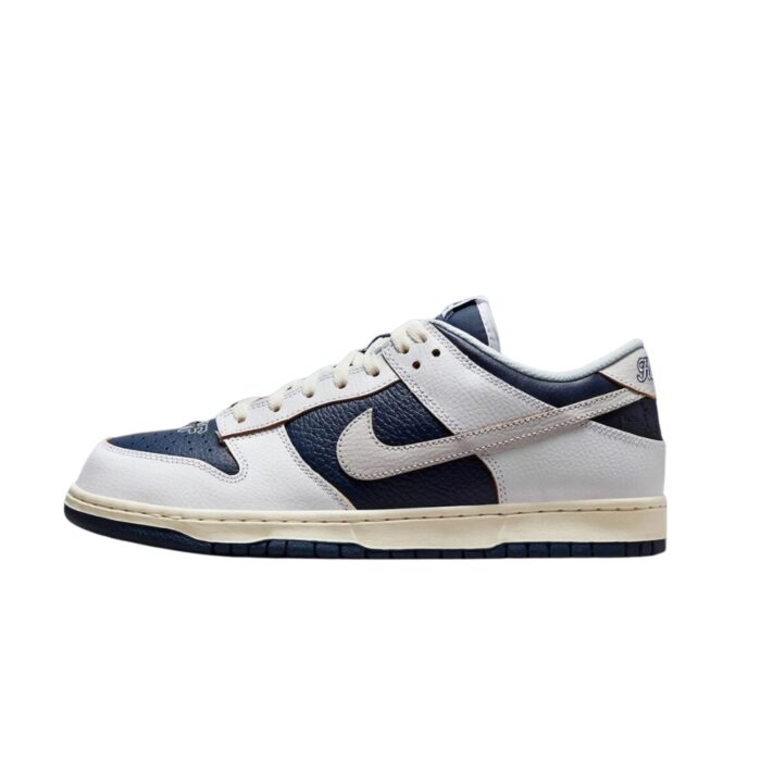 NIKE SB DUNK LOW HUF NEW YORK CITY WHITE NAVY BLUE FD8775 100 - Image 3