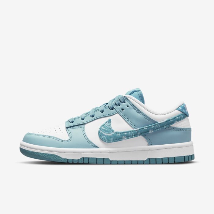 NIKE DUNK LOW ESSENTIAL BLUE PAISLEY WHITE DH4401 101 - Image 3