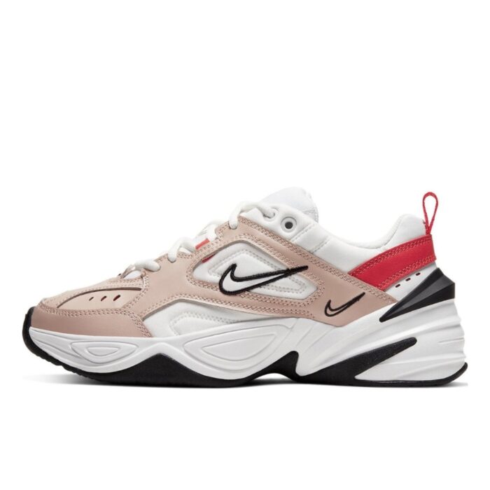 NIKE M2K TEKNO FOSSIL STONE SUMMIT WHITE RED AO3108 205 - Image 3
