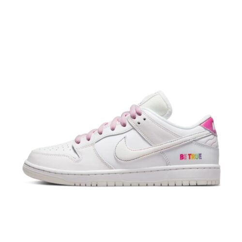 NIKE SB DUNK LOW PRO BE TRUE WHITE MULTI COLOR DR4876 100 - Image 3