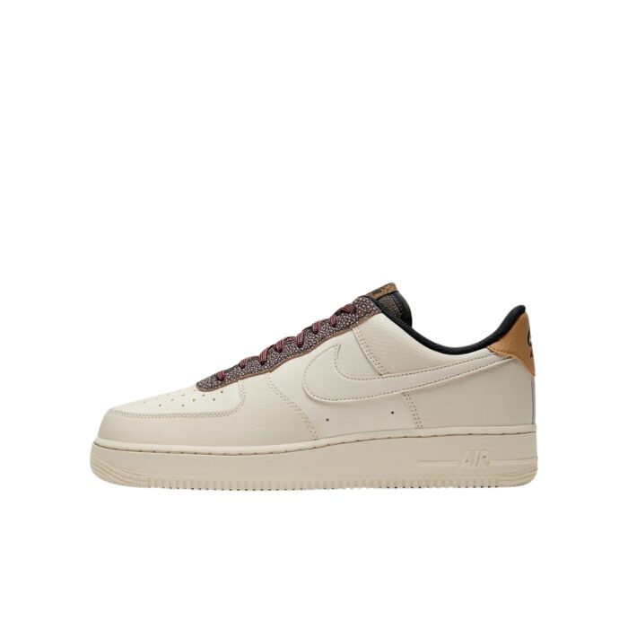 NIKE AIR FORCE 1 LOW FOSSIL WHEAT SHIMMER CK4263 200 - Image 3