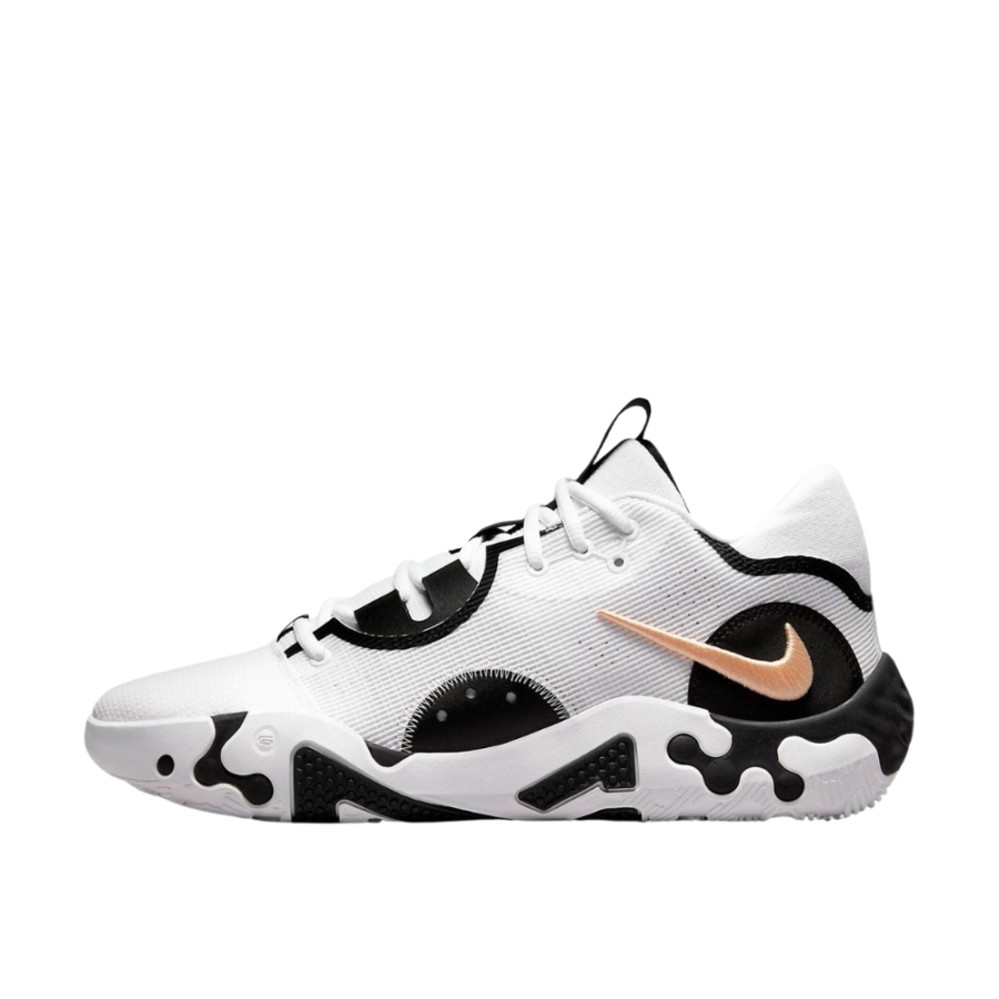 NIKE PG 6 EP WHITE BLACK ORANGE CHALK DH8447 101 - Image 3